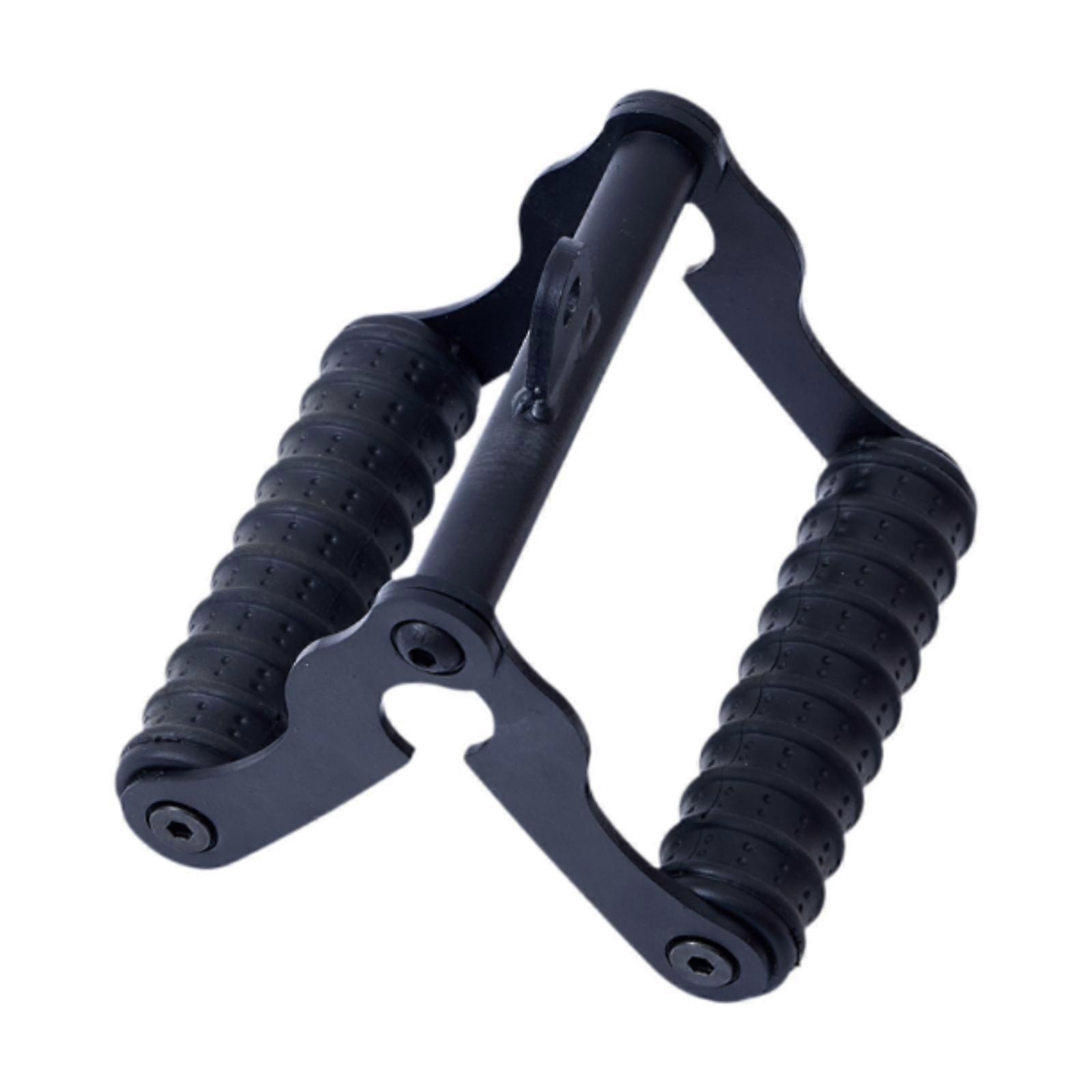 V Bar Landmine Handle Attachment Strength Training Exercise Metal Black