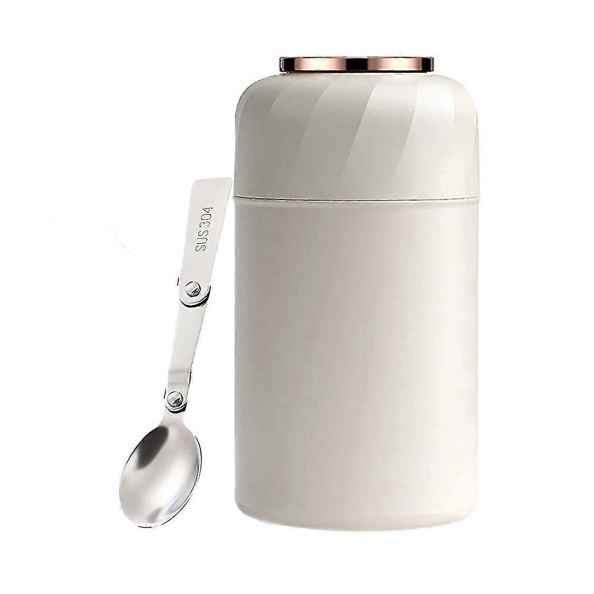 Insulated Container, 500 Ml Stainless Steel Insulated Container, Food Insulated Lunch Box, Insulated