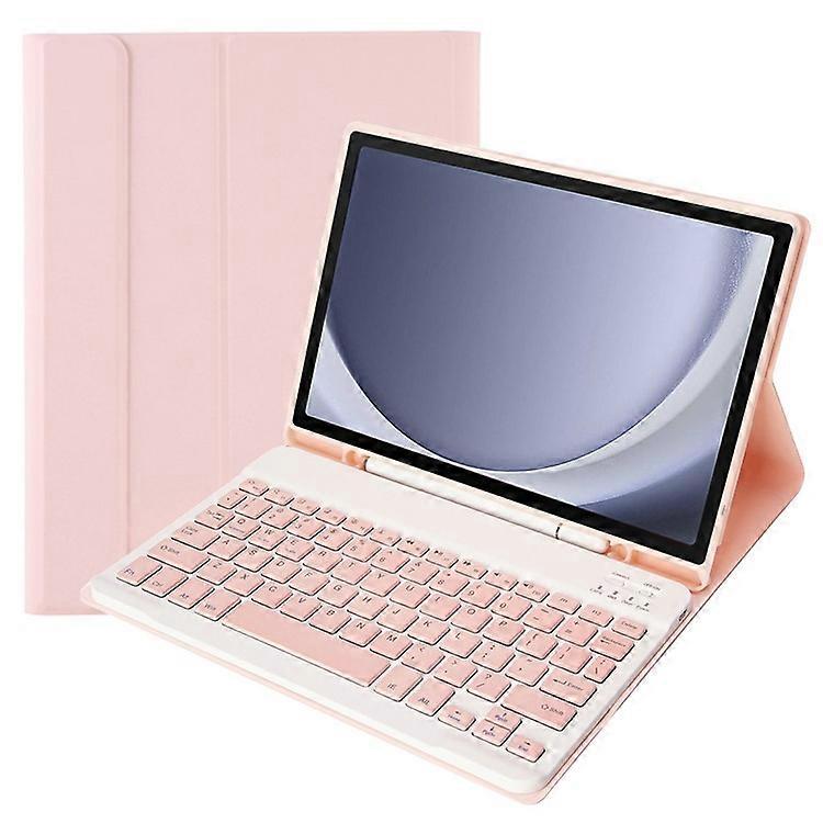 A09B Compatible For Samsung Galaxy Tab A9+ X210 X215 X216 Stand Cover + Bluetooth Keyboard with Pencil Holder
