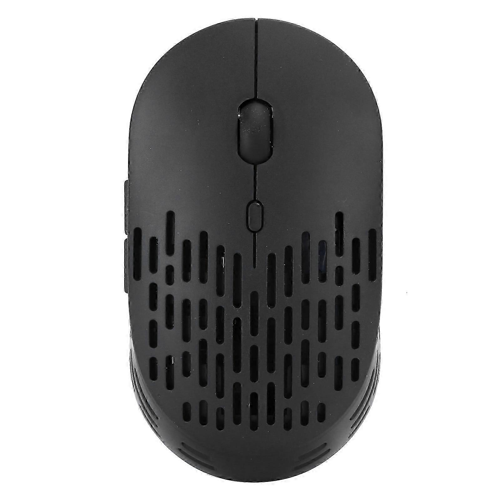 Wireless Computer Mouse 2.4G Noiseless Mini Mouse Portable Computer Mice for LaptopBlack