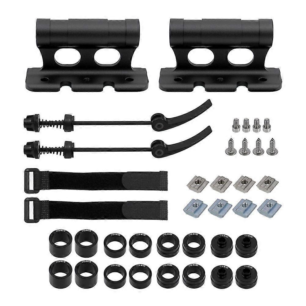 Bicycle Rack Mount Front Fork Mount Bracket with Quick Release Alloy Fork Block Mounts for Most Mou