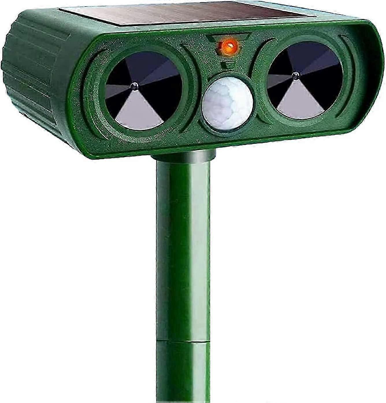 2022 Ultrasuoni solari in repellente Defender Ratto, scoiattolo, cervo, procione, puzzola, coniglio, talpa, cane, gatto, impermeabile con rilevatore di movimento