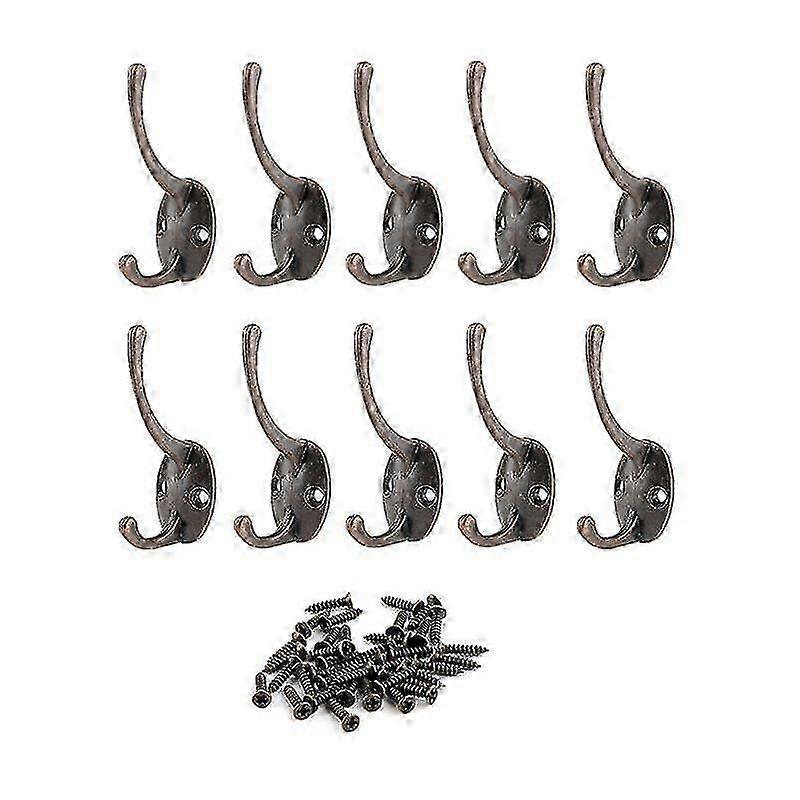 Alloy Vintage Wardrobe Hook Bathroom Coat Single Red Hook Bronze Hardware Hook