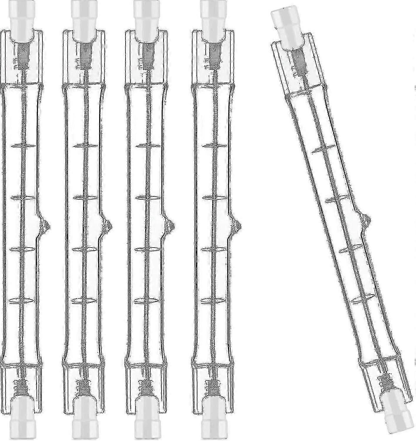 Set Of 5 R7s Halogen Bulb 78mm 80w 230v, R7s Halogen Rod 78mm, R7s Halogen Bulb Dimmable Halogen Rod Lamp---Code16392