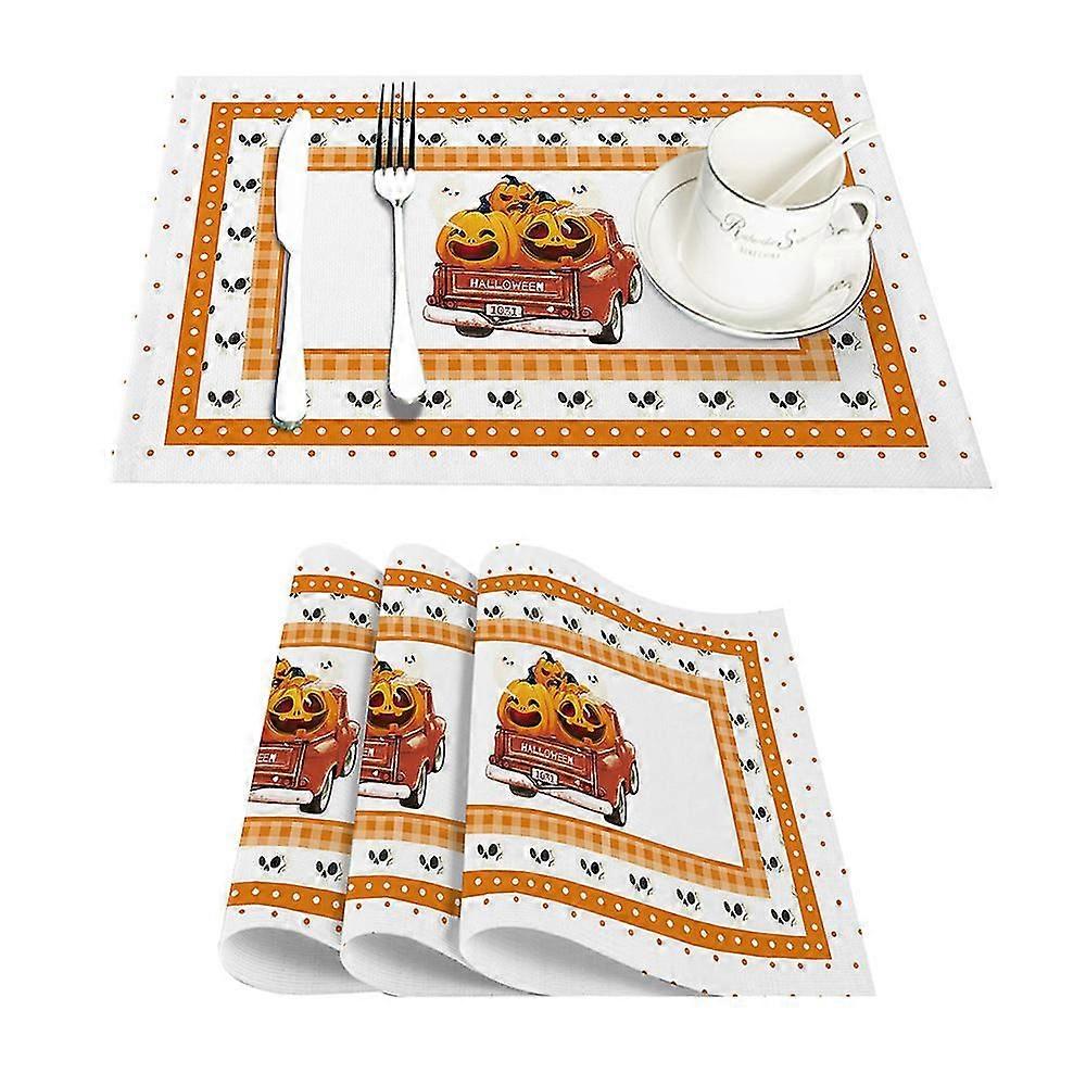 Thanksgiving Plmats, Holiday Decorative Dining Tablemats
