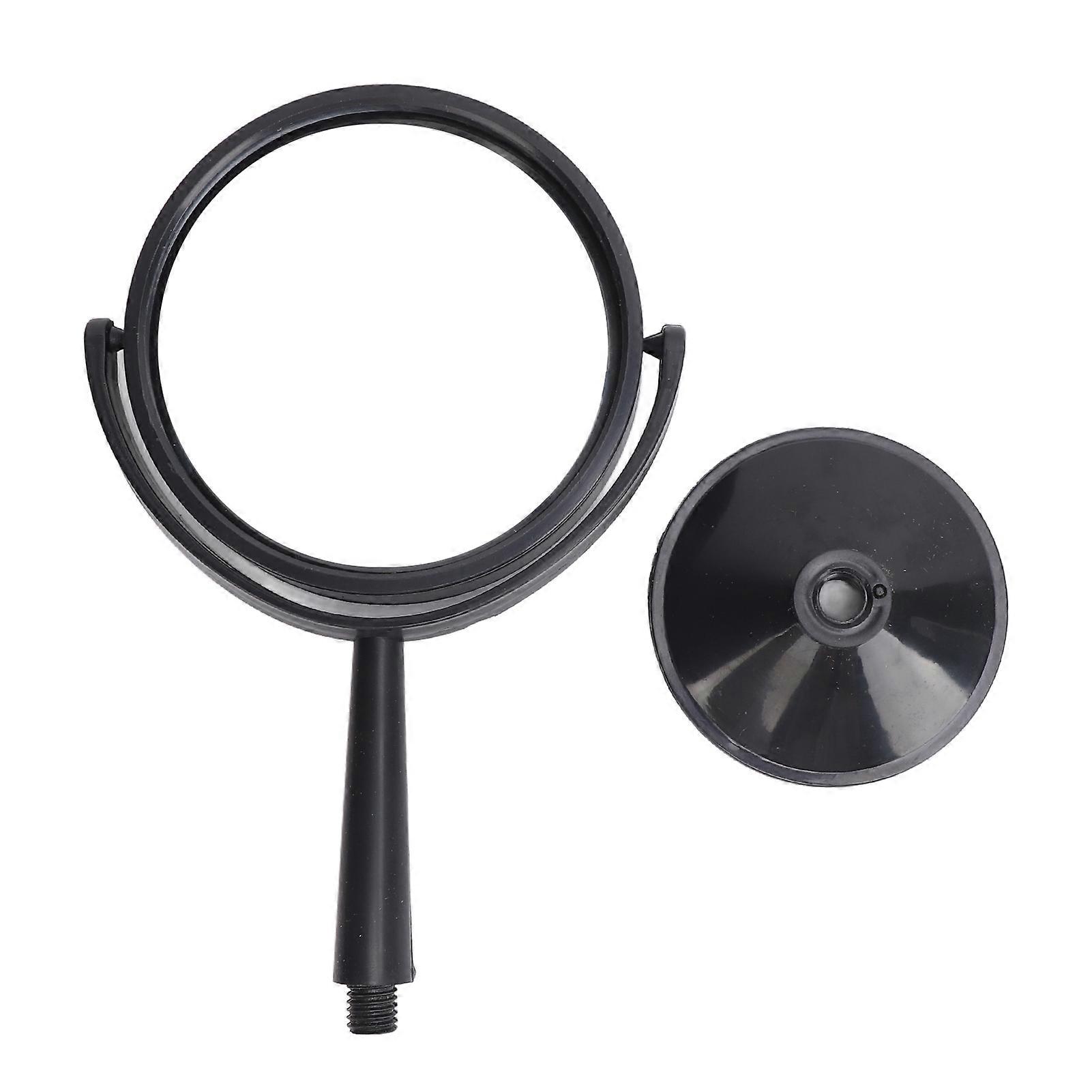 4 Inch Desk Convex Mirror Up Down 360 Degree Rotatable Round Cubicle Security Mirror for Personal Safety Desk with Base