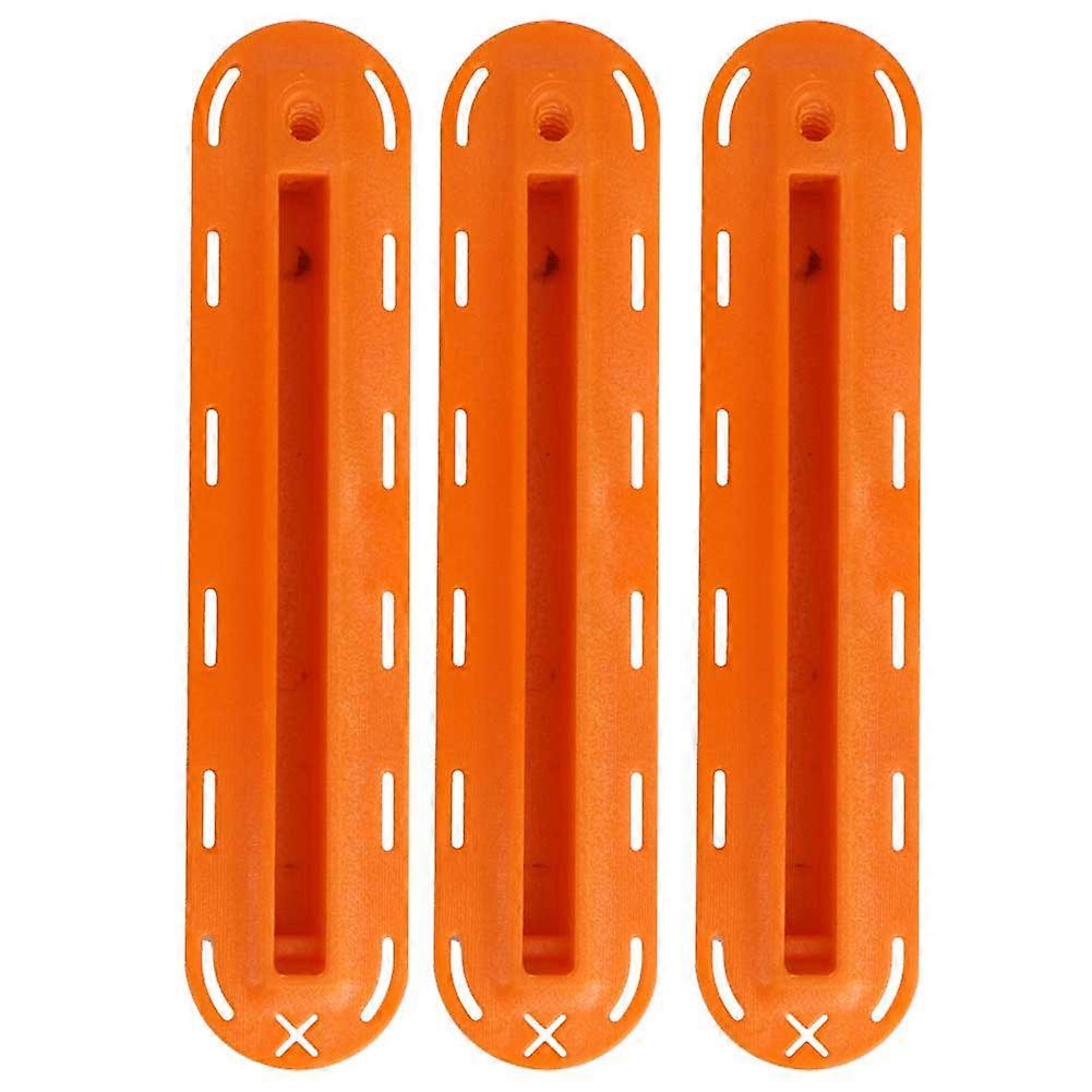 3 قطع المستقبل العالمي Longboard لوح التزلج على الماء مركز واحد الذيل زعنفة مربع حامل التوصيل البرتقالي