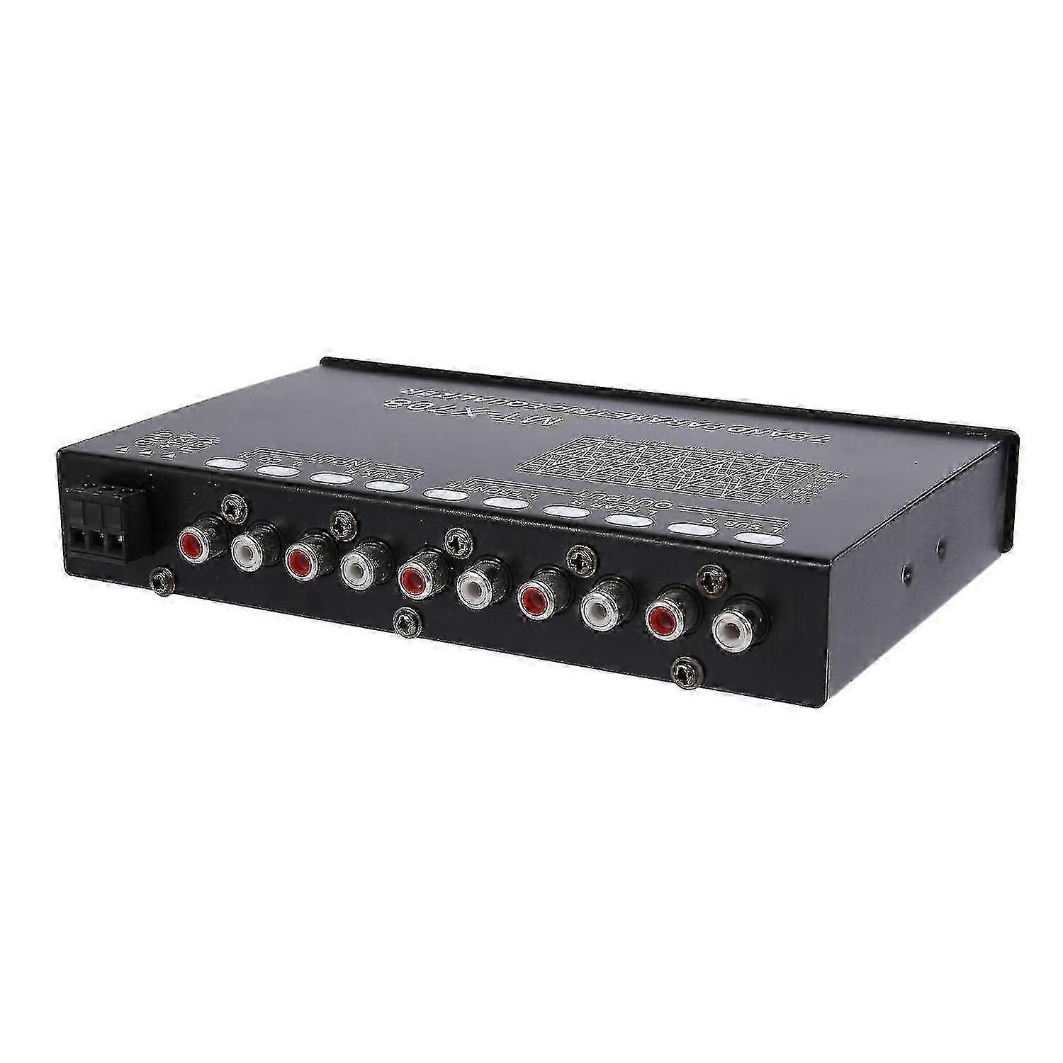 7-Auto-O-Equalizer, einstellbarer 7-S-Equalizer für Autoverstärker mit grafischem Equalizer und CD-/AUX-Eingang