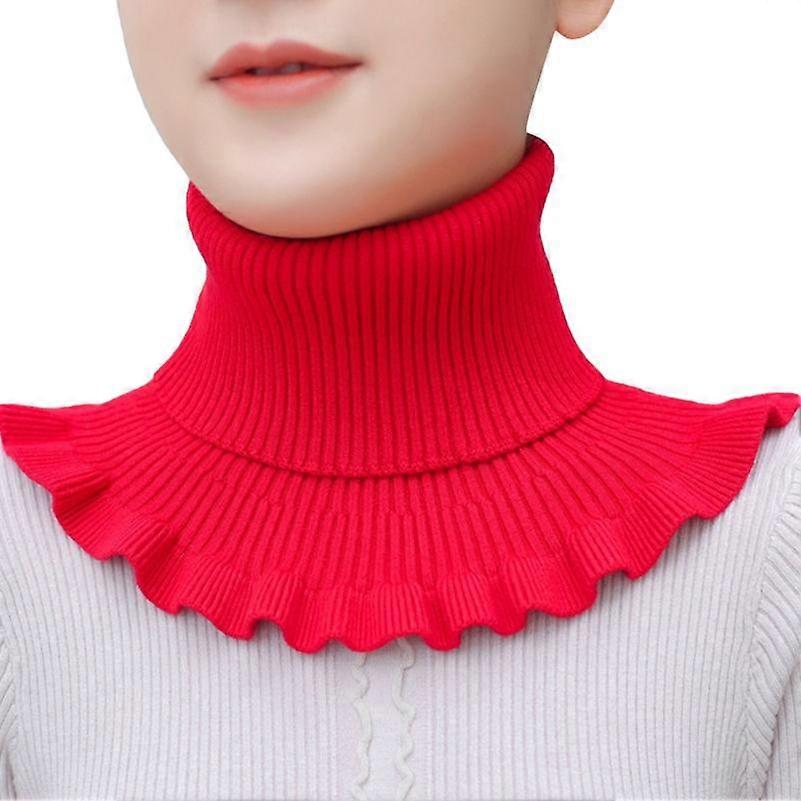 Elastic Knitted Fake Collar Detachable Mock Blouse Collar Autumn Turtleneck
