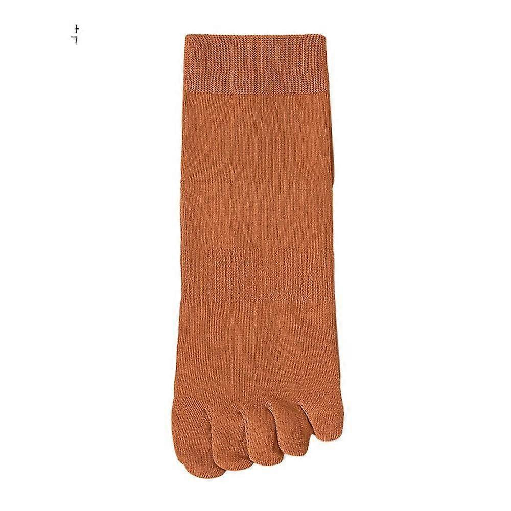 Running Winter Split Toe Sports Autumn Five Toe Socks Middle Tube Socks Toe Socks Men's Socks