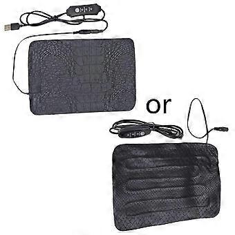 Tapis chauffant pour animaux avec réglage de la température Coussin chauffant en cuir 3 grades-Yvan