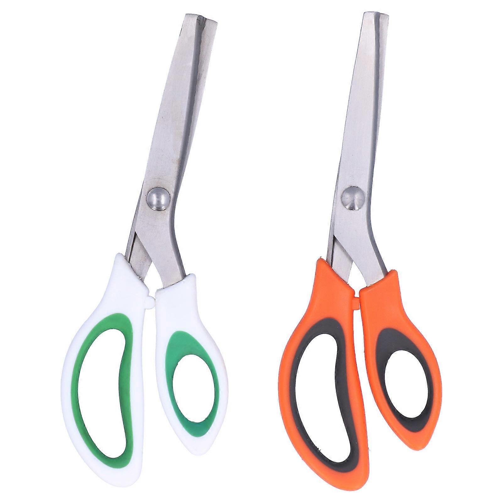 Wavy Serrated Sewing Scissors, Stainless Steel, MultiPurpose
