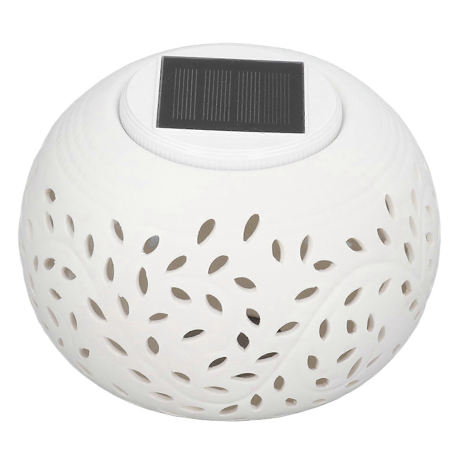 Solar Light, Waterproof, Ceramic, Lighting Modes, Garden, Pathway