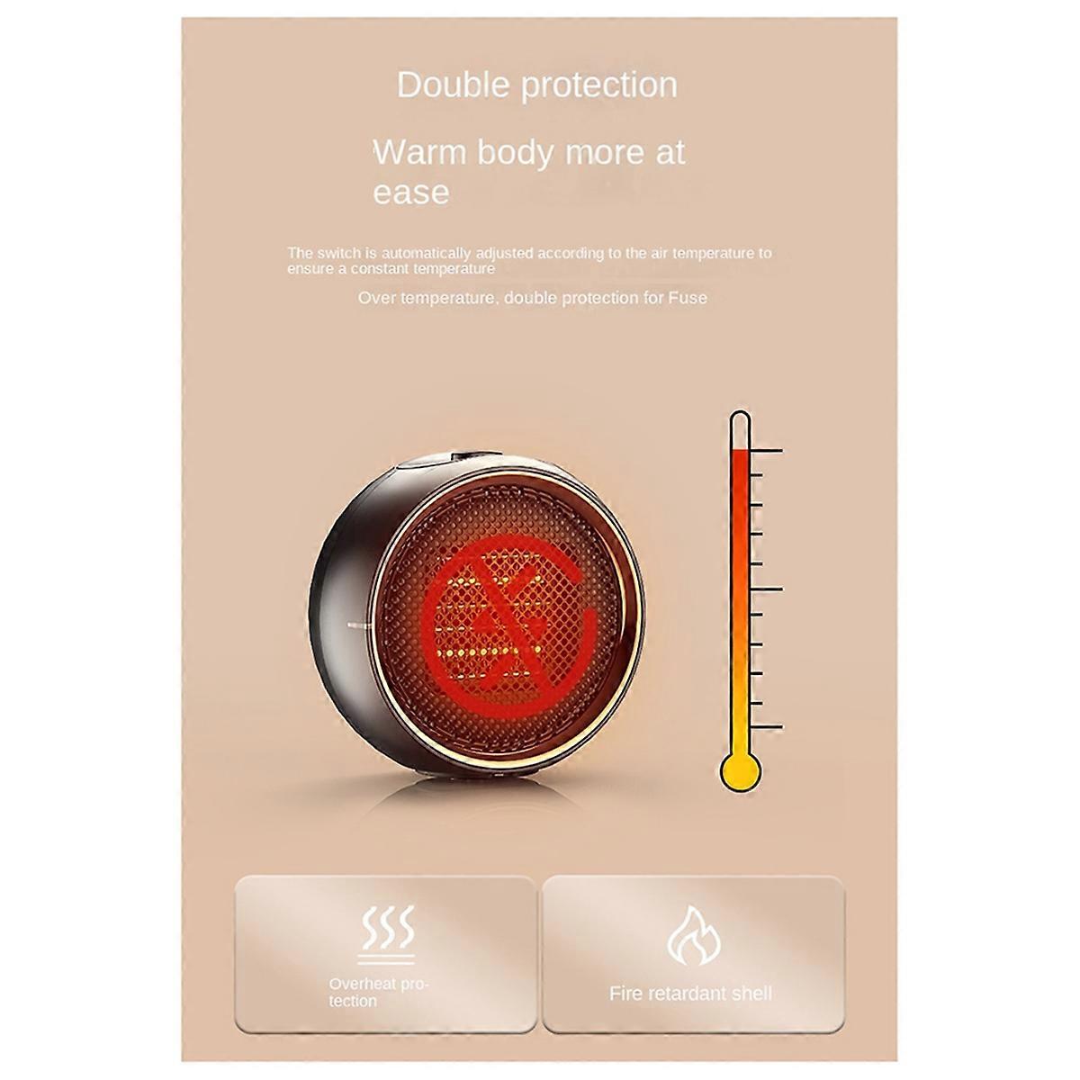 Winter Heater, Fan Heater, Heating Model, Heating Desktop Household Smart Electric Heater US Plug