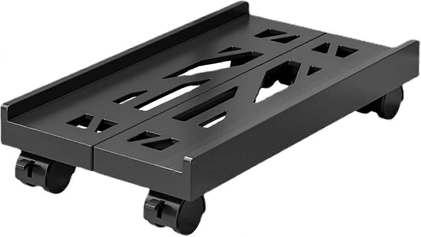 Adjustable CPU Stand with Wheels  Computer Stand for PC Laptop Telescopic Computer Trolley Storage Drawer and USB Desk Organizer