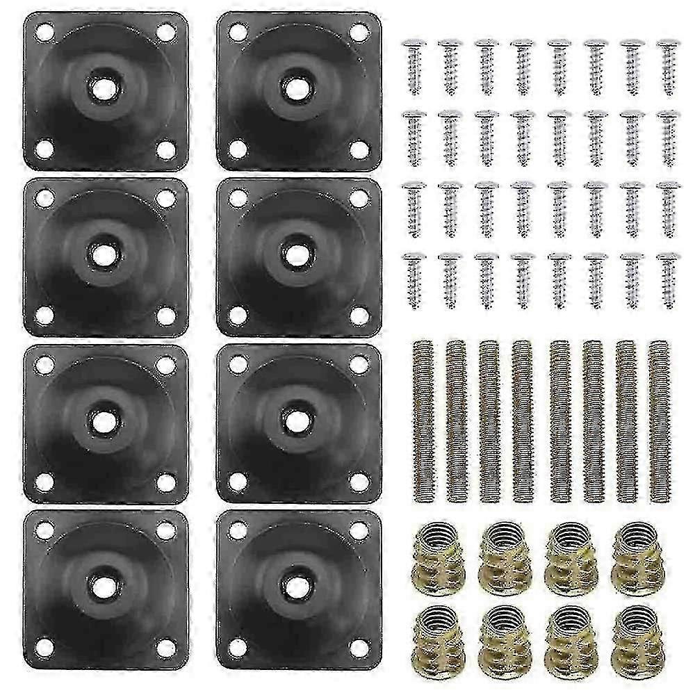 8 Pack Beinbefestigungsplatten Möbel Bein Befestigungsplatten Sofa Beine Für Möbel Sofas Sofas Sitze