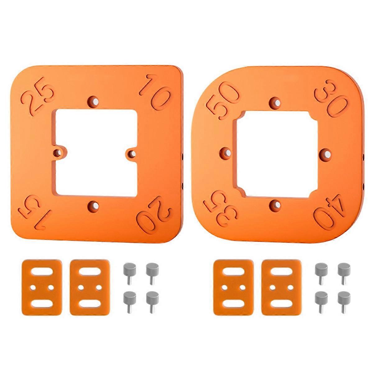 Wood Panel R10-R50 Router Table Bits Jig Arc Angle Corner Template Woodworking Router Corner Radius