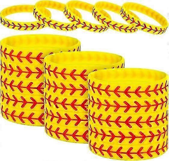 Softball Bracelet Softball Wristband Silicone Bracelet