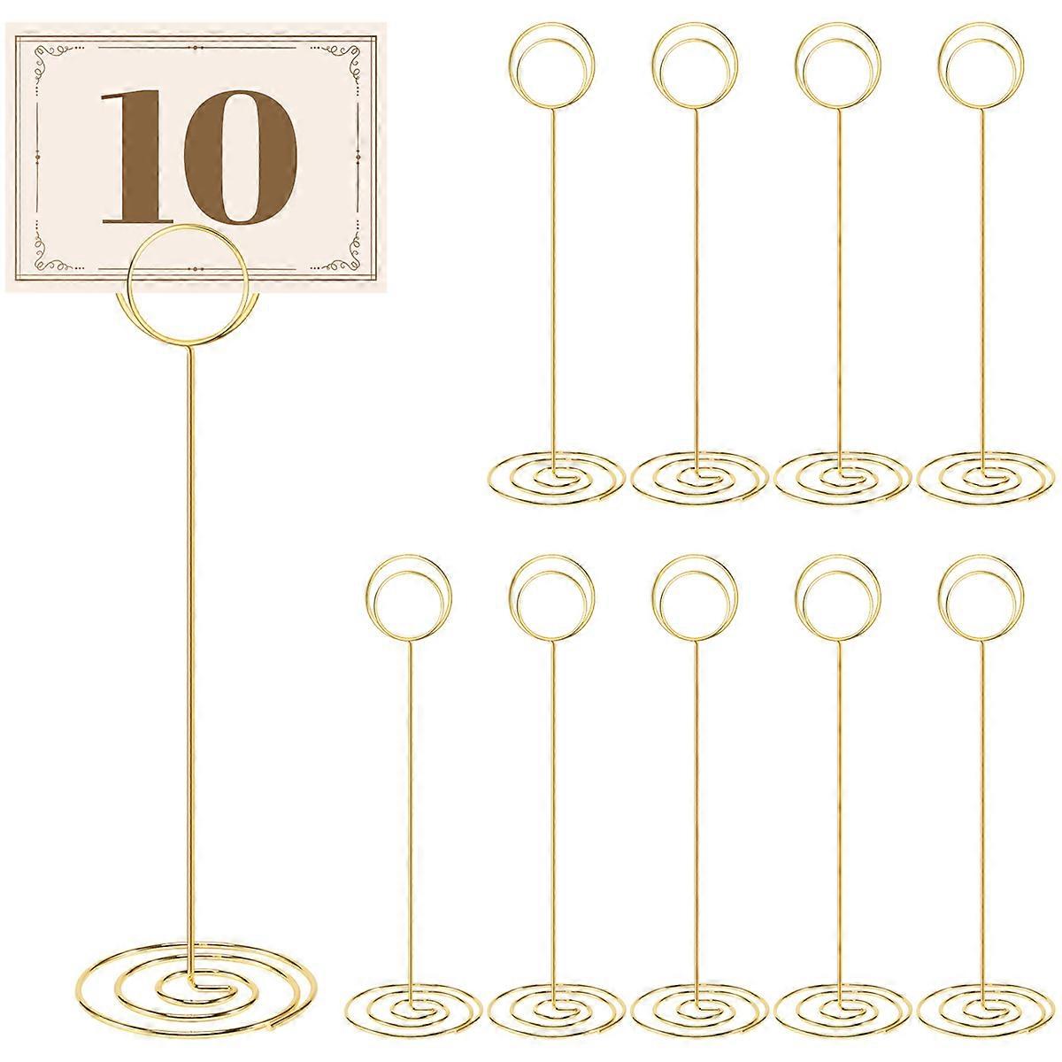 Table Number Holders 10Pcs - 8.75 Inch Place Card Holder Tall Table Number Stands for Wedding Graduation Reception