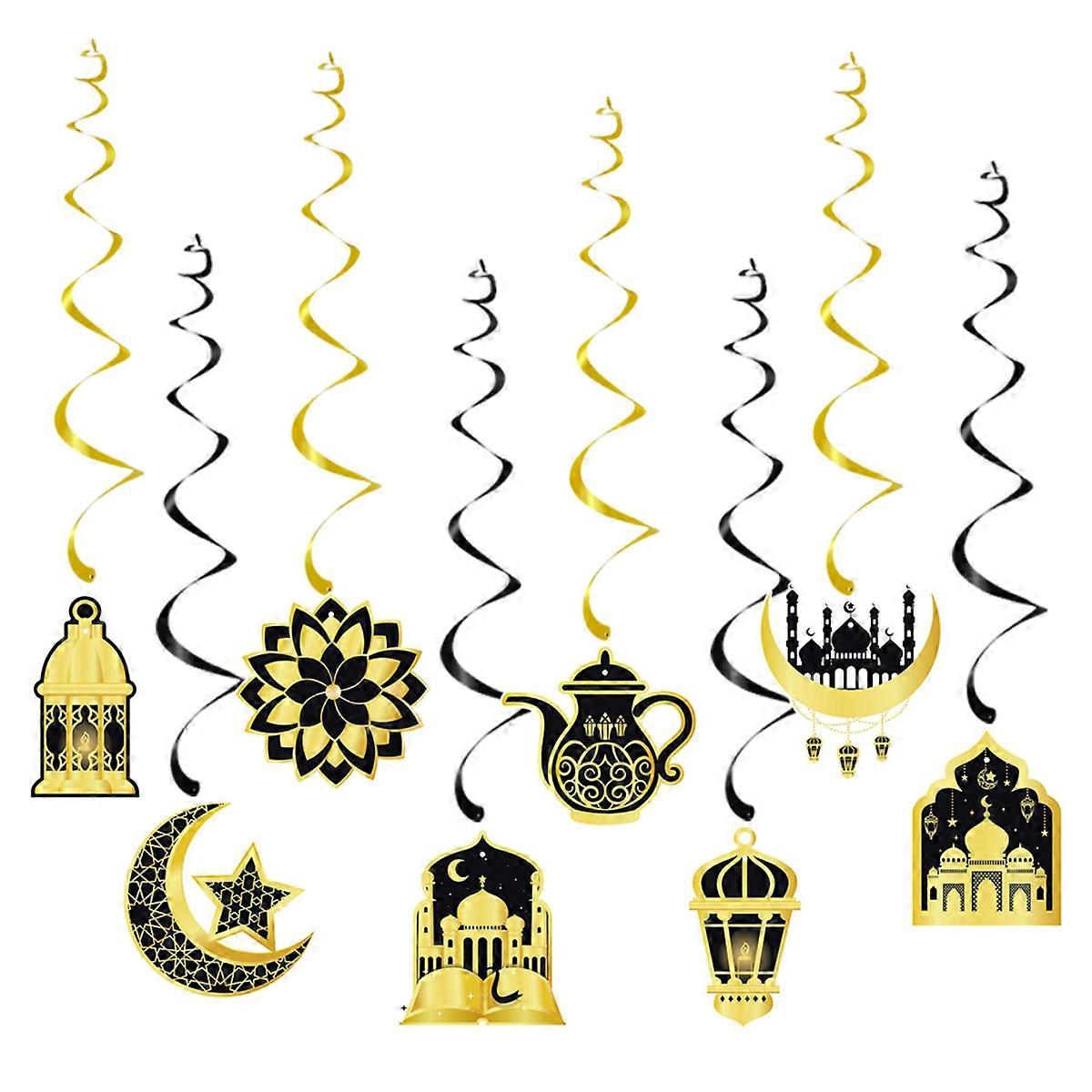 Ceiling Decorations, Hanging Swirls, Eid
