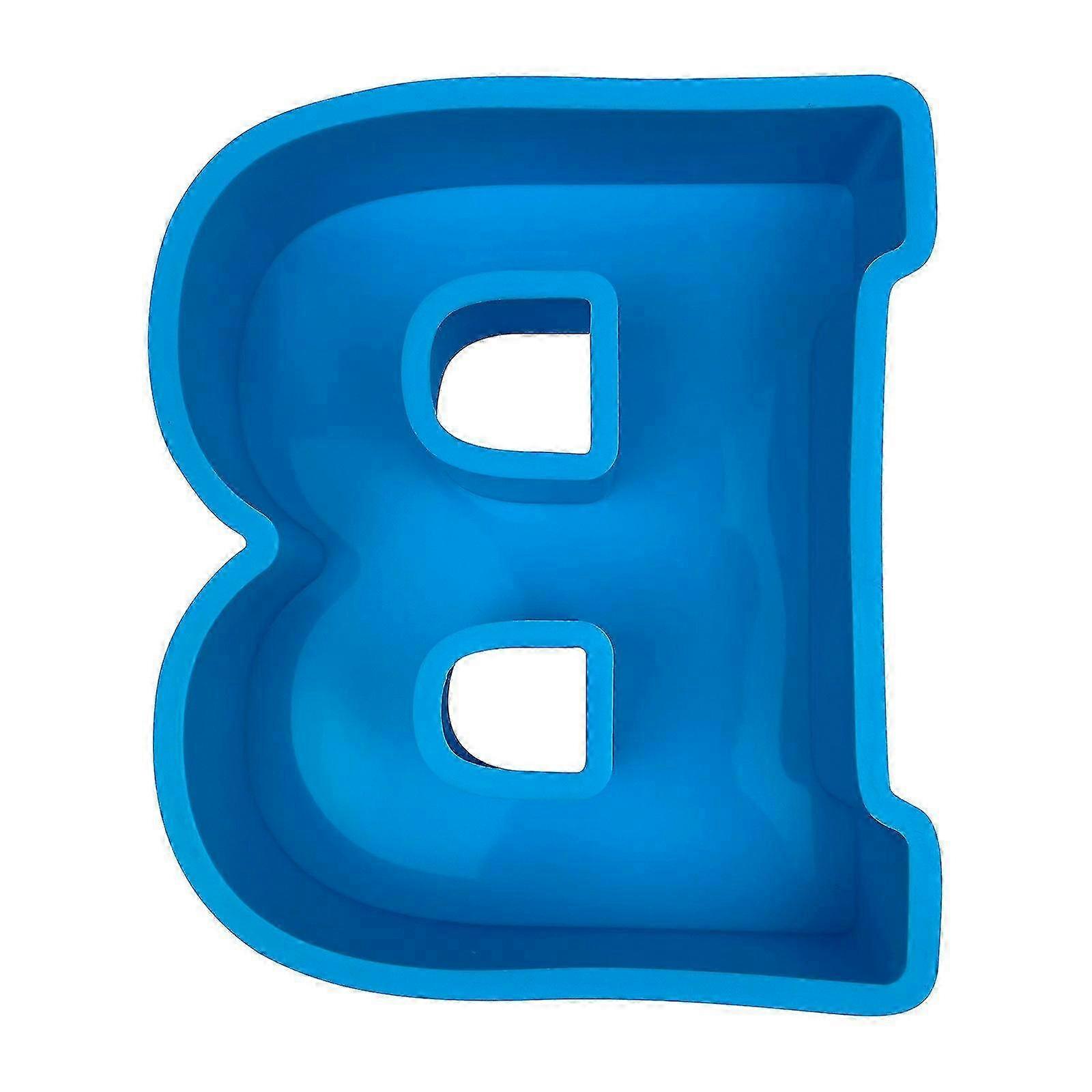 Alphabet Kuchen Backform Englischer Buchstabe Silikon Form 3D Alphabet Buchstabe f26