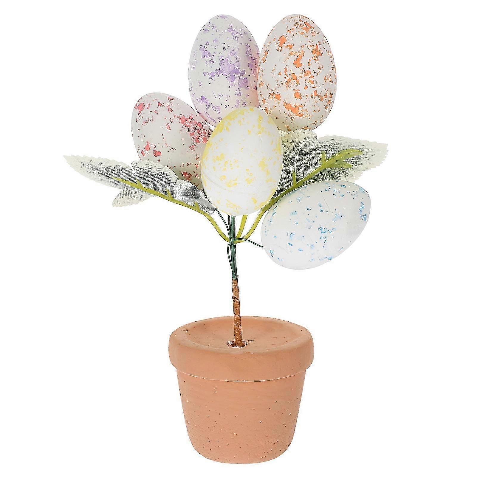 Easter Egg Bonsai Decoration Easter Egg Decoration Easter Desktop Decoration