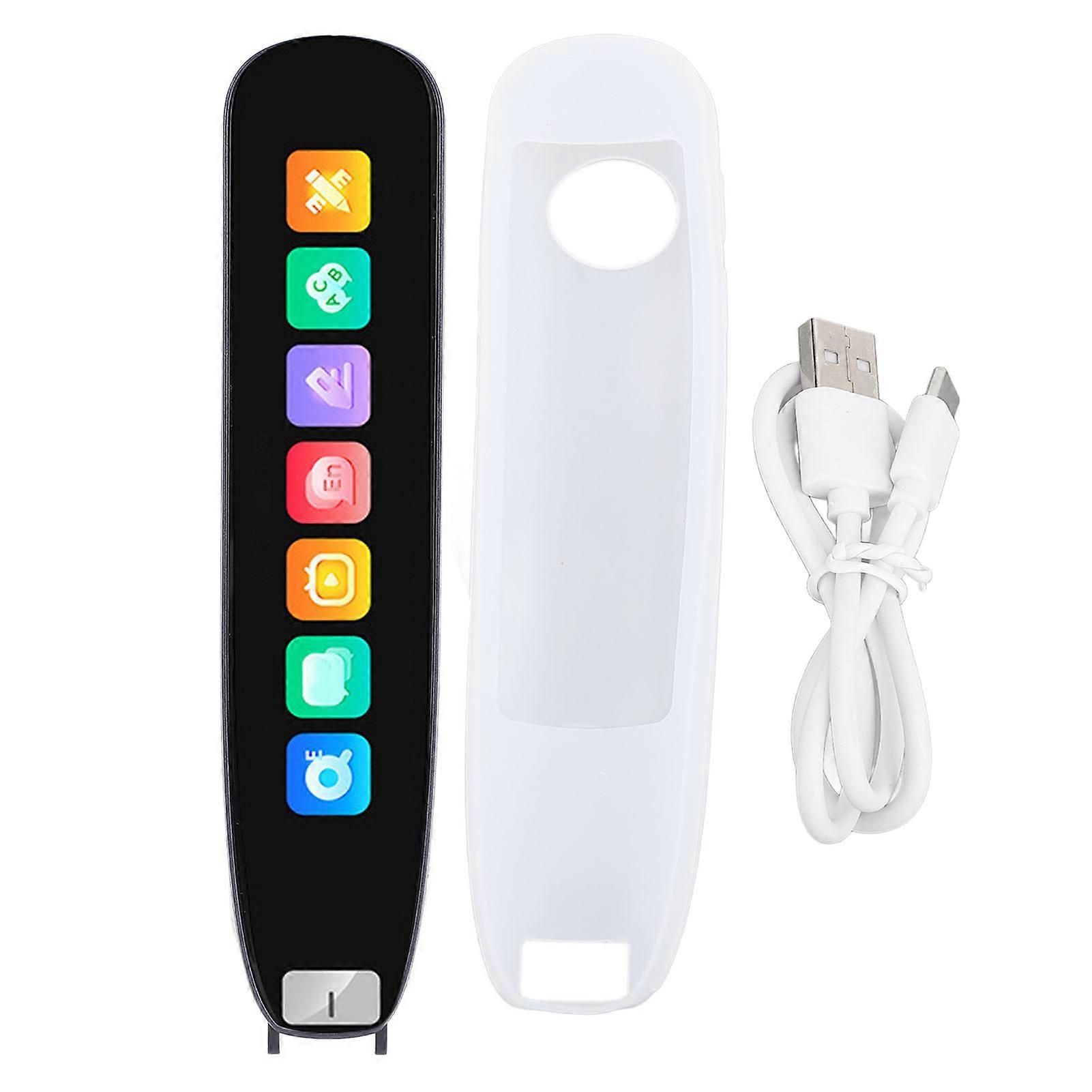 3.69-Inch Full Touchscreen Multilingual Dictionary Pen Offline Translation Voice Interaction Student Learning Device USB Chargin