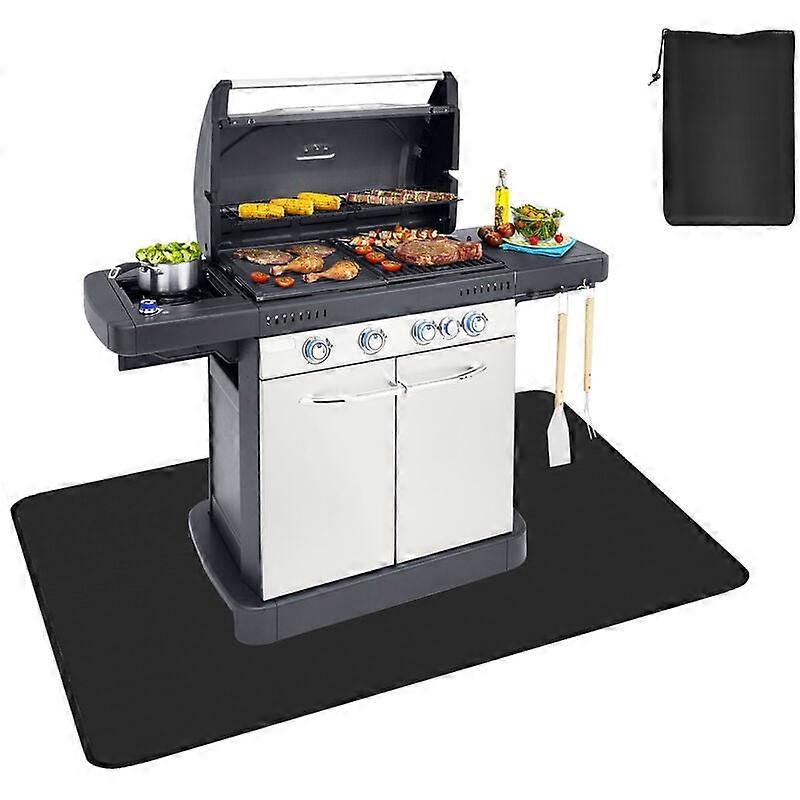 Fireproof Outdoor BBQ Grill Mat - 39*47inch (385g)