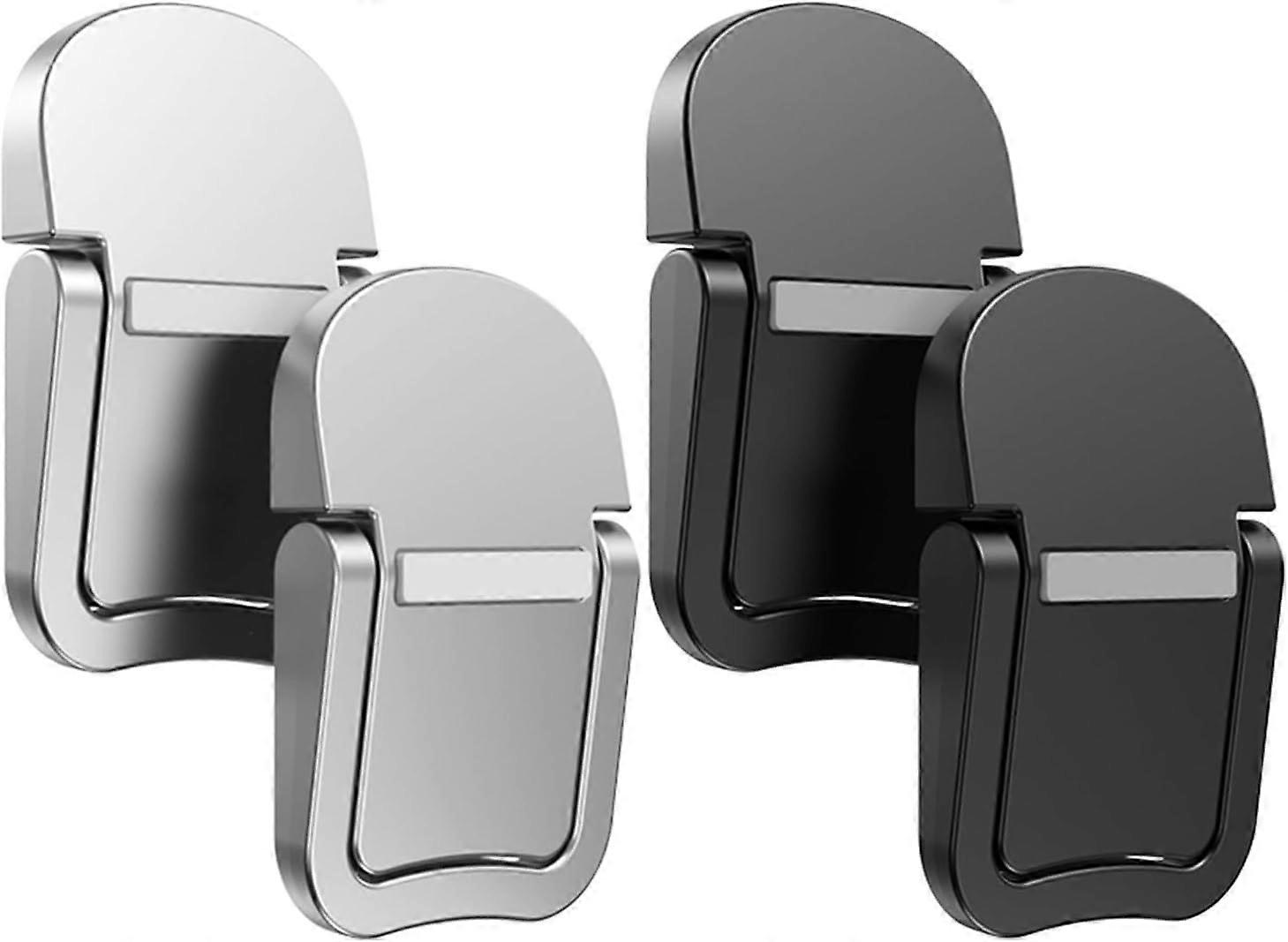 Pairs Laptop Keyboard Stand Risers Notebook Keyboard Holder (Black, Silver, 4*3*0.7cm)