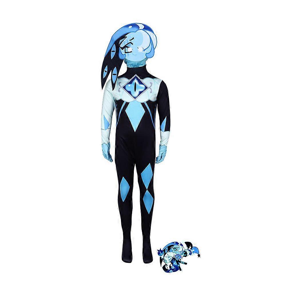 Kids Adult Shadow Milk Cookie Cosplay Costume Jumpsuit Party Fancy Dress  Bodysuit