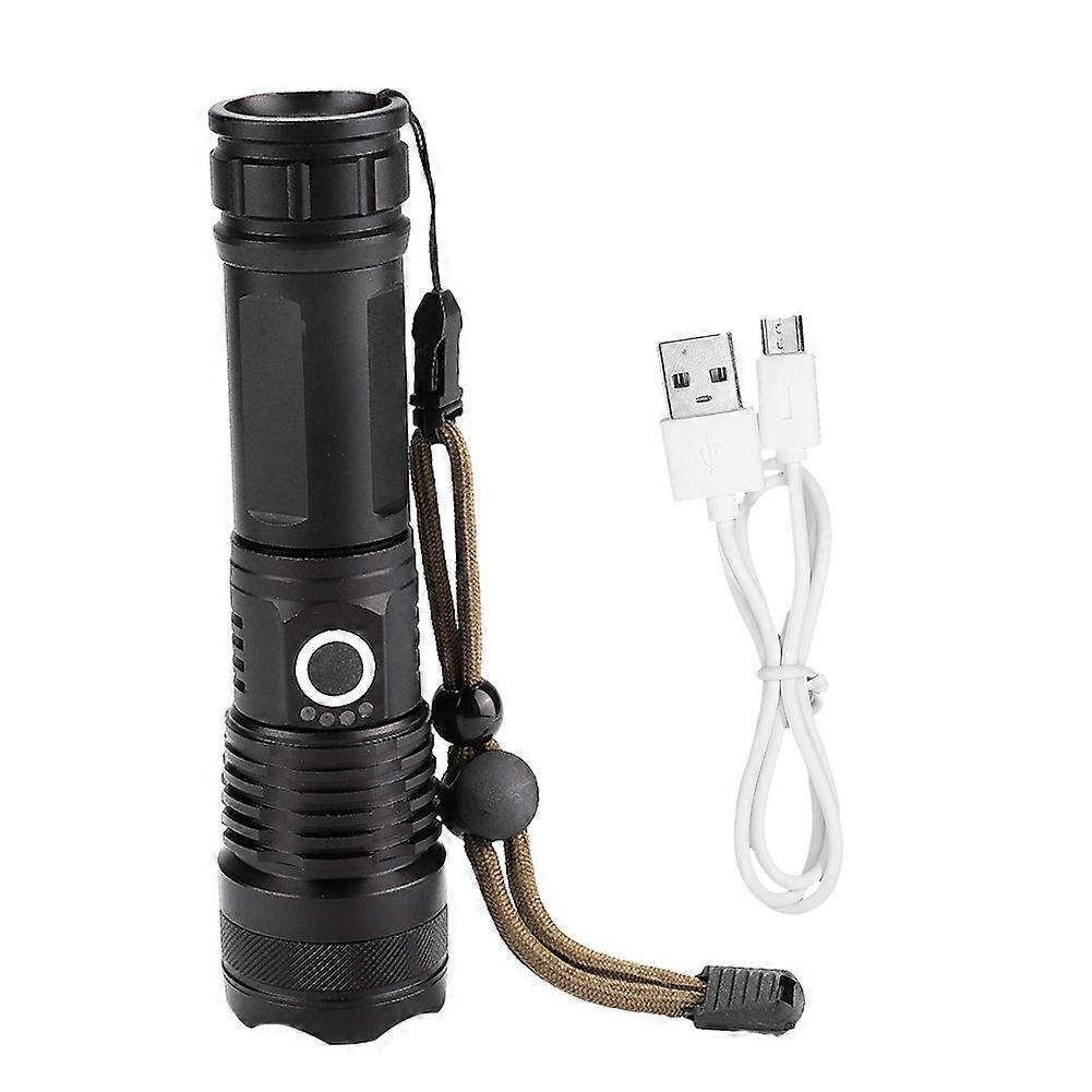 USB Oplaadbare Telescopische LED Zaklamp Zaklamp Projector Jagen Hardlopen Buiten