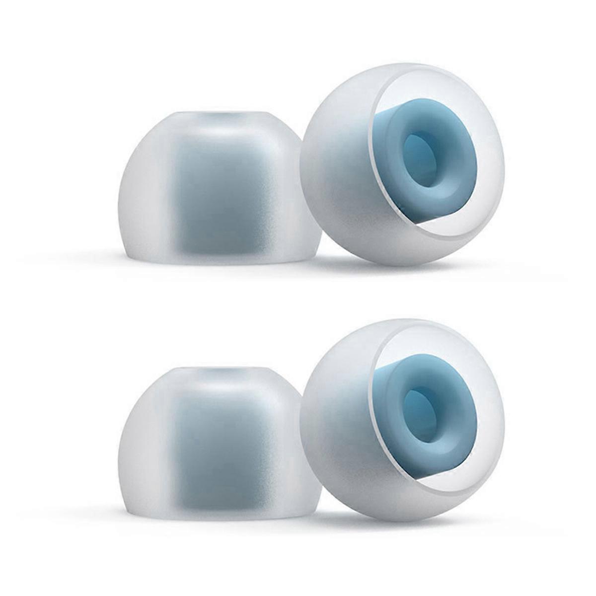 2Pairs -APB T300 Treble/Bass Enhancement Earphones Earbuds Soft Silicone Earphones (T300B+T300T) fo