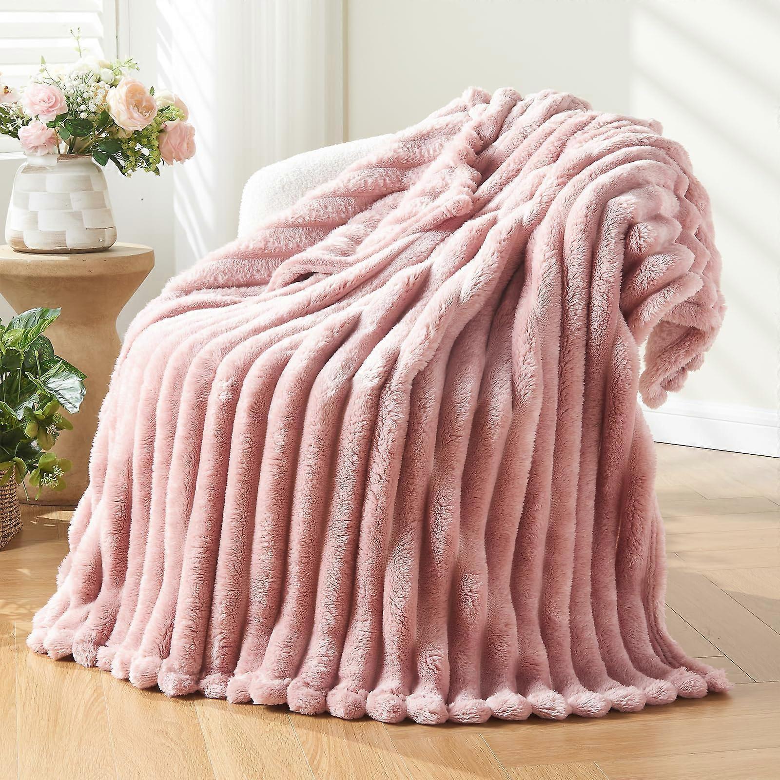 Super Soft Premium Throw Blanket for Bed All Season Use 50"x60"