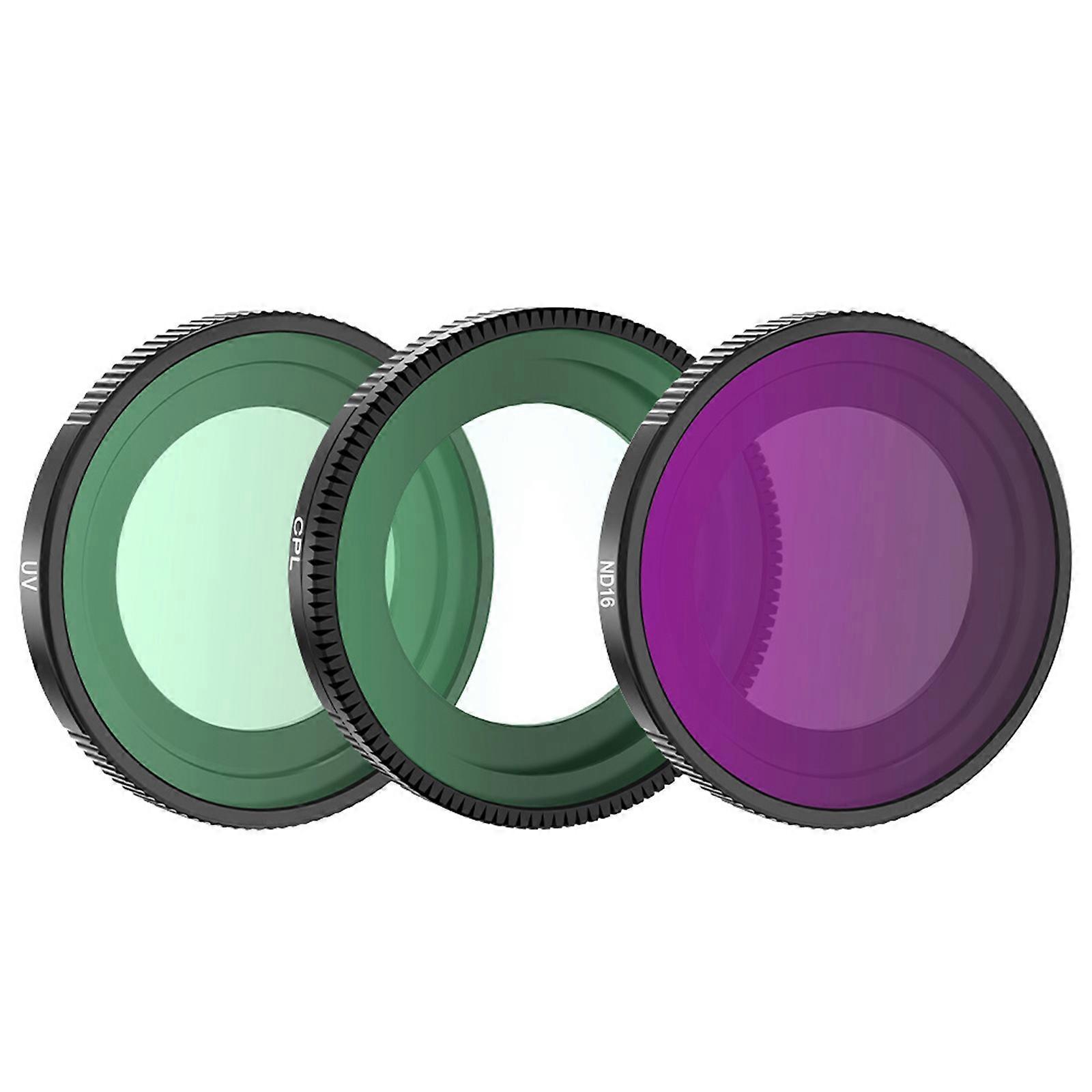 GO3S Kamera Filtresi için Lens Filtreleri CPL ND8 ND16 ND32 Aksiyon Kamerası Erişimi için Filtre Seti