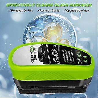 2-Pack Car Windscreen Glass Oil Film Remover – 150ml Automotive Cleaner With Brush
