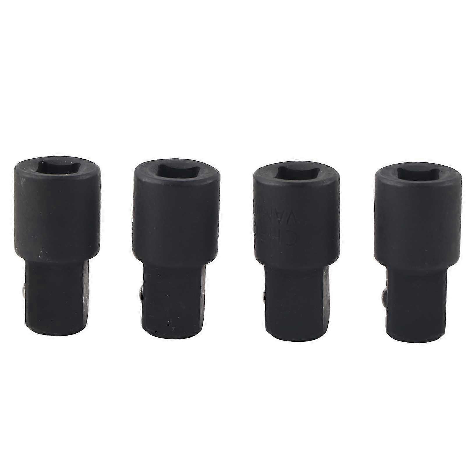 4 stuks dopsleutel adapter hoog koolstofstaal ratelsleutel drive socket conversie gereedschap 1/4 tot 3/8