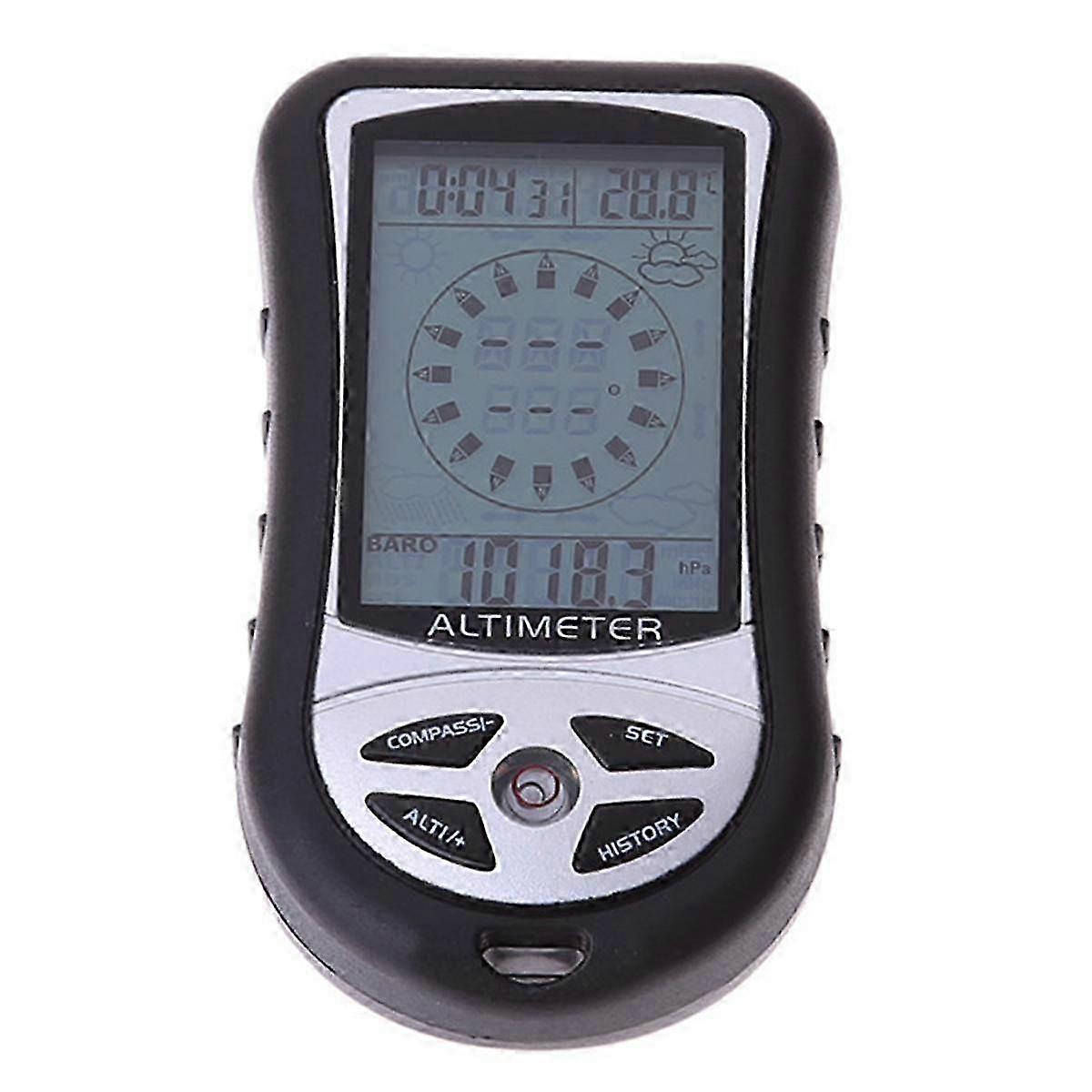 Altitude Meter Altimeter Portable Altitude Barometer for Mountain Climbing Multifunctional Electronic Altimeter