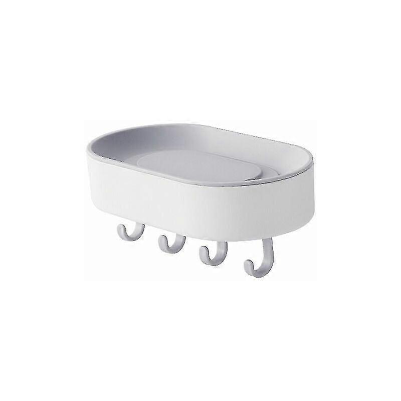 Creative double-layer wall-mounted soap dish