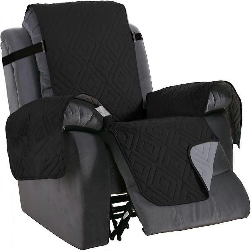 High quality black recliner protector suitable for small recliners, featuring high-quality, durable, and stylish seat covers