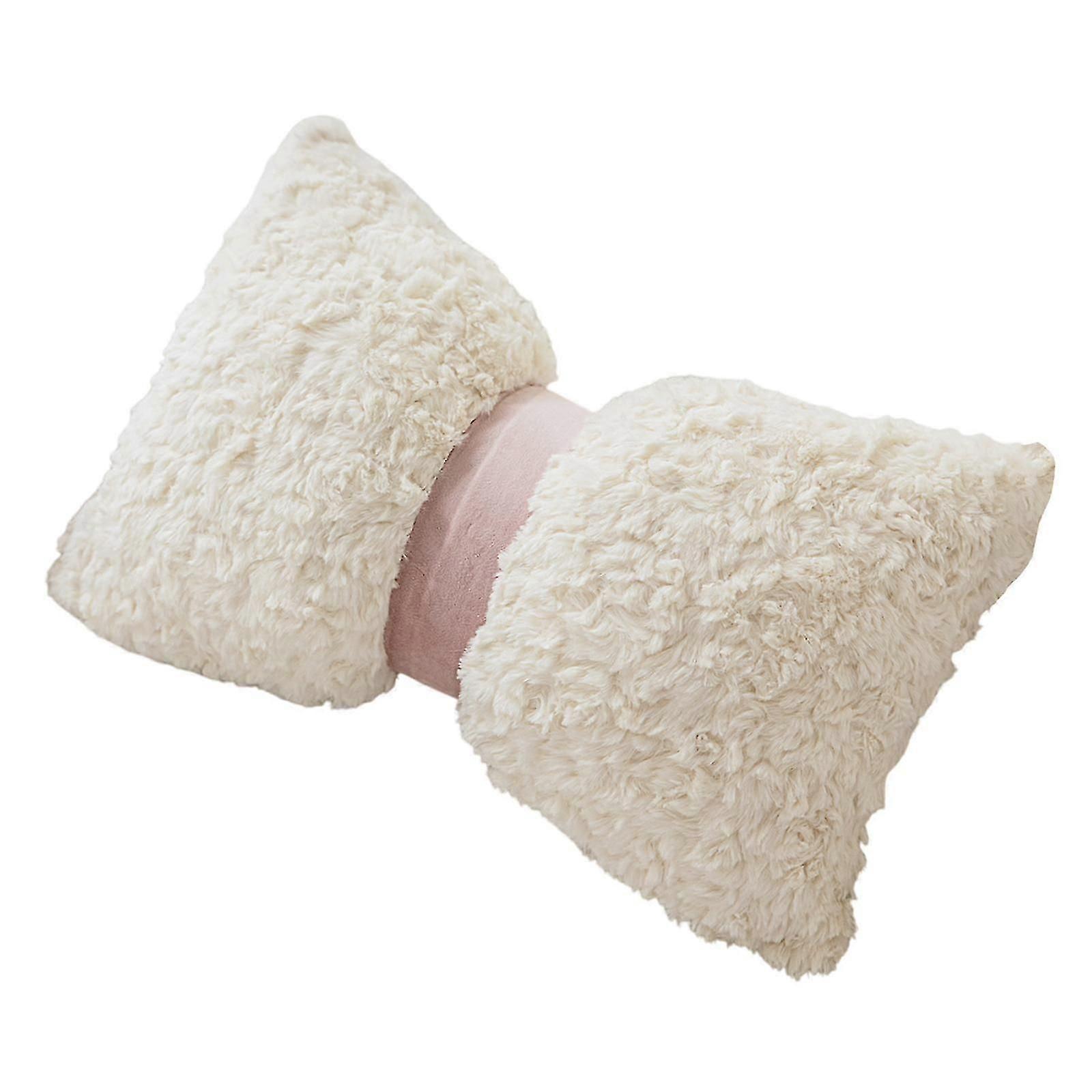 Plush Throw Pillow Washable Pillowcase Back Support Pillow for Couch Car Bed
