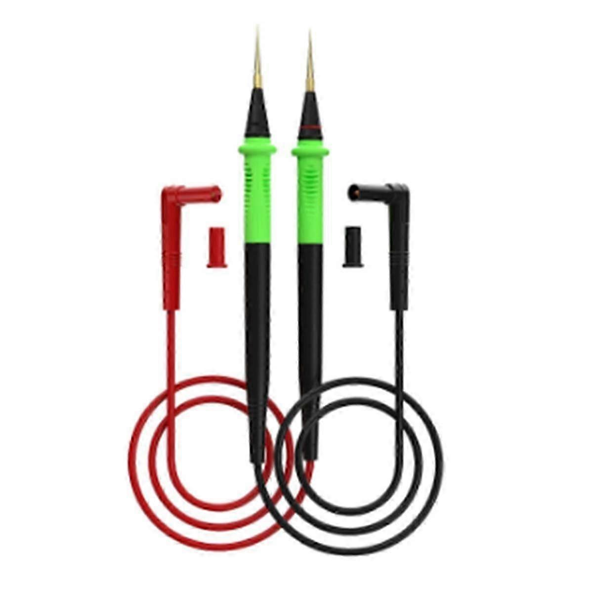 1000V 20A Superfine Multimeter Test Leads Probes Silicone Test Pen Wire with Replaceable Gold-Plate JN