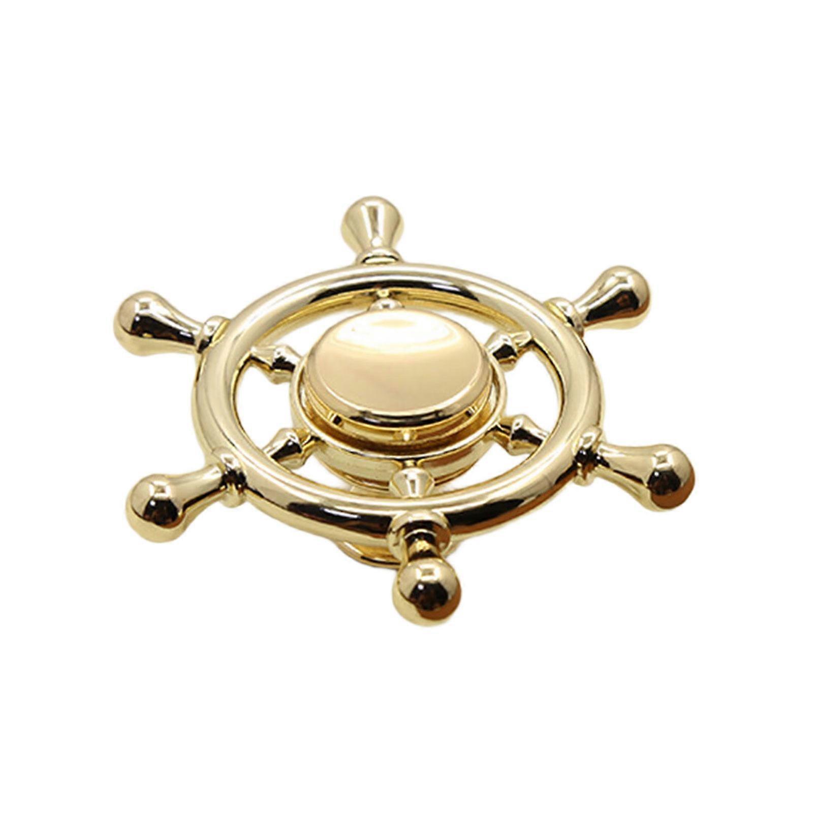 Rotating Wheel Wardrobe Knob Zincs Alloy Cabinet Drawer Handle Cupboard Pulls Simple Furniture Decoration Easy to Install gold