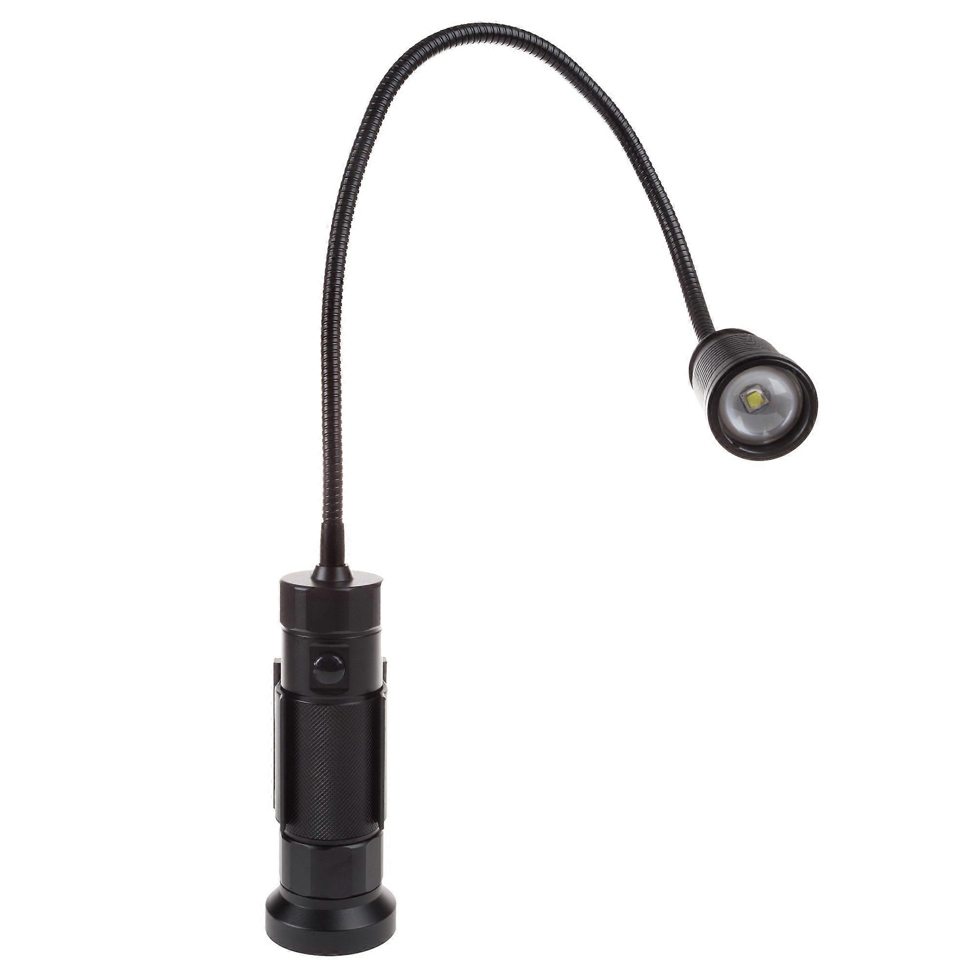 Stalwart Cree LED Business Light 550 Lumen Magnetic Lamp with Flexible Goose Neck for Work and Job Site Use