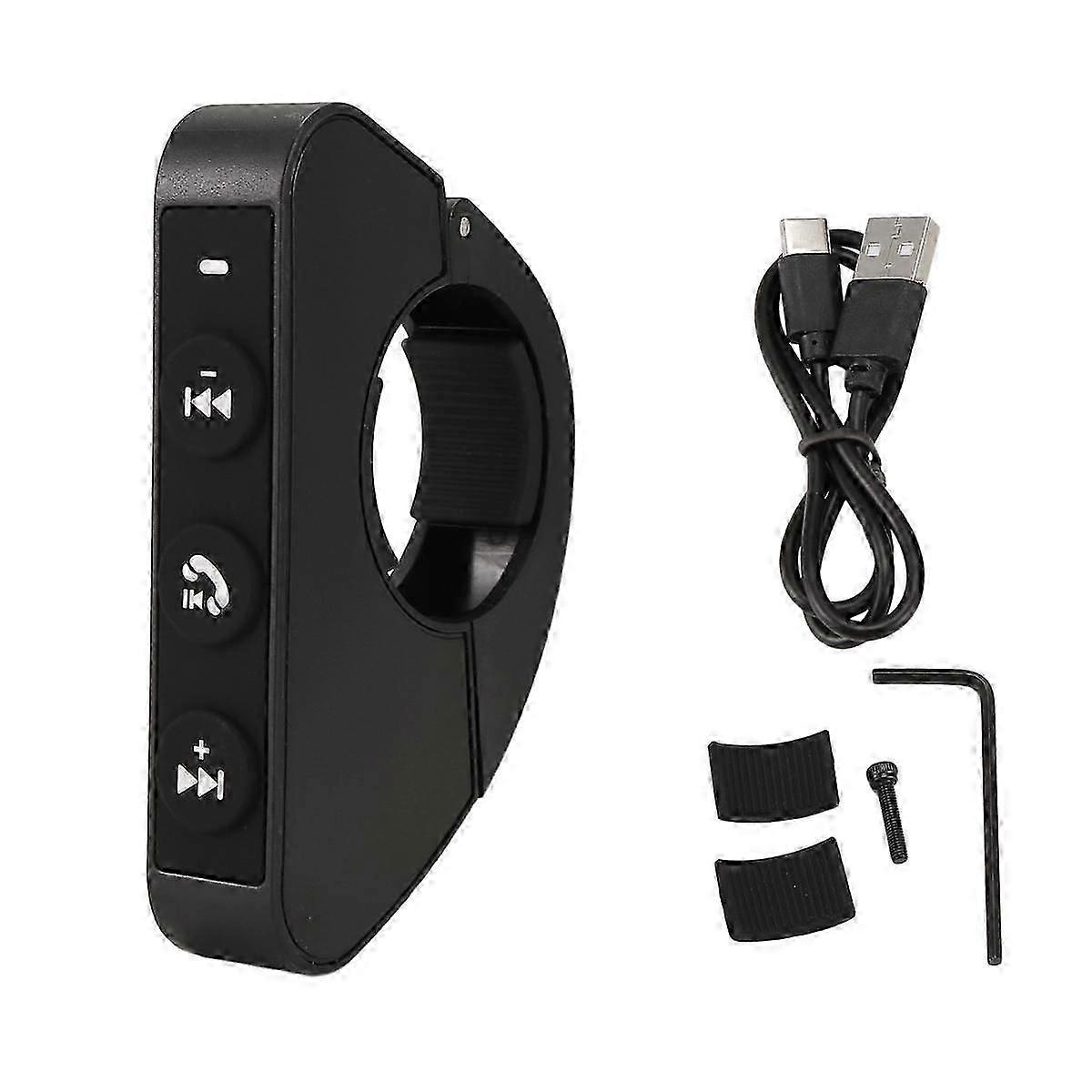 Bluetooth Wireless Remote Control for Motorcycle Helmets Handlebar Control Keypad Remote Control Connect to Cell Phone