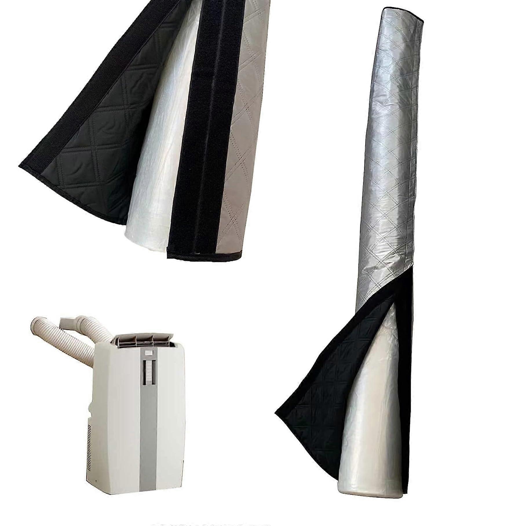 Insulated AC Hose Cover 5-6 In Diameter 59 In Length Portable Dustproof Washable