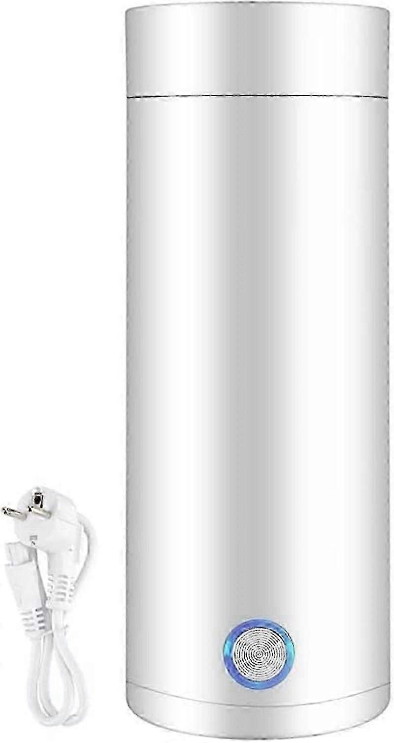 Portable Mini Insulation Integrated Automatic Electric Heating Cup (White)