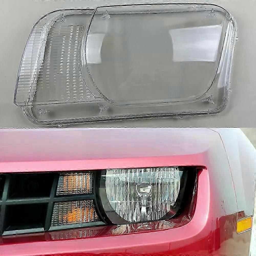 For Chevrolet Camaro 2011 2012 Headlight Cover Headlamp Lamp Shell Lampshade Transparent Shade Replace Original Lens Plexiglass