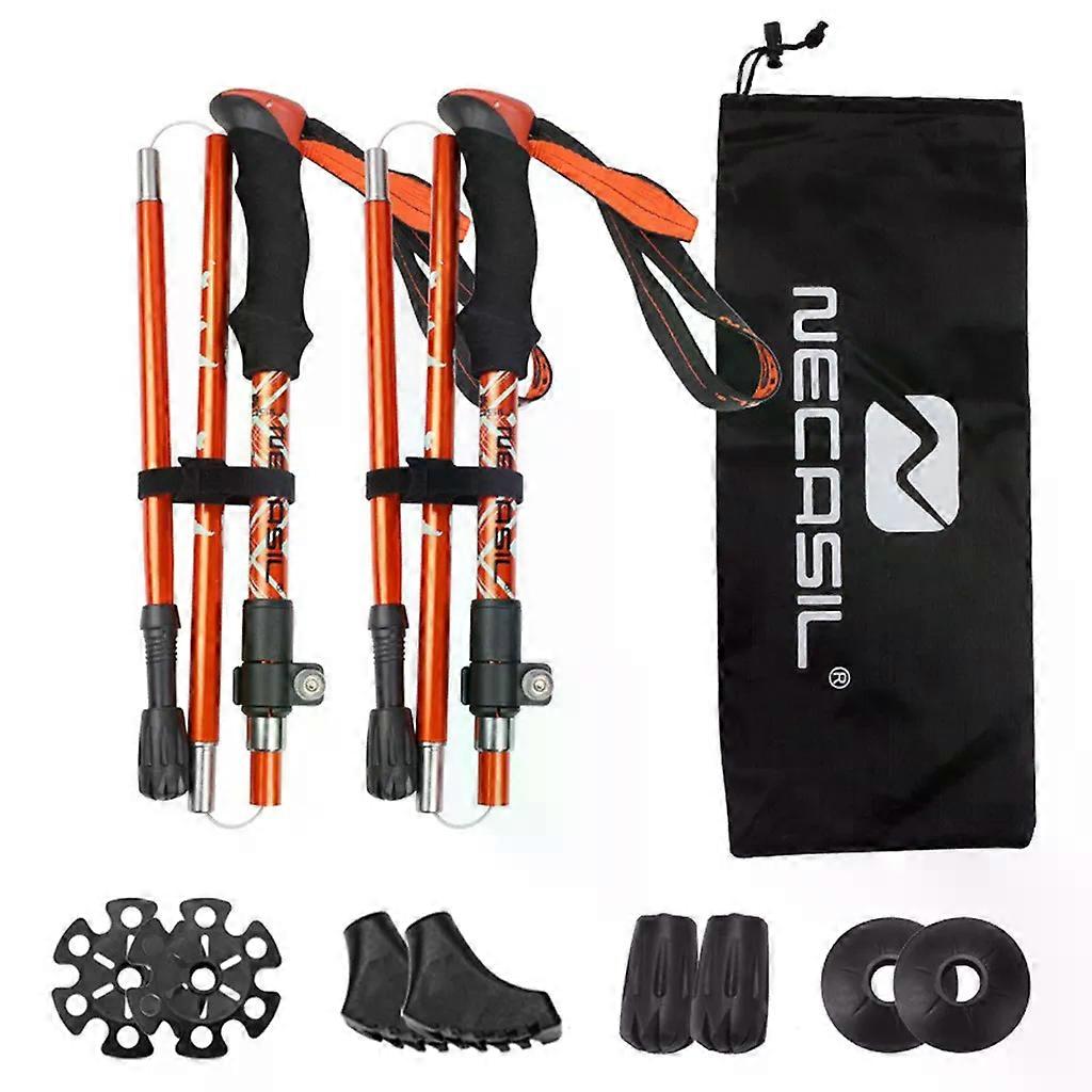Adjustable Foldable Trekking Poles for Hiking