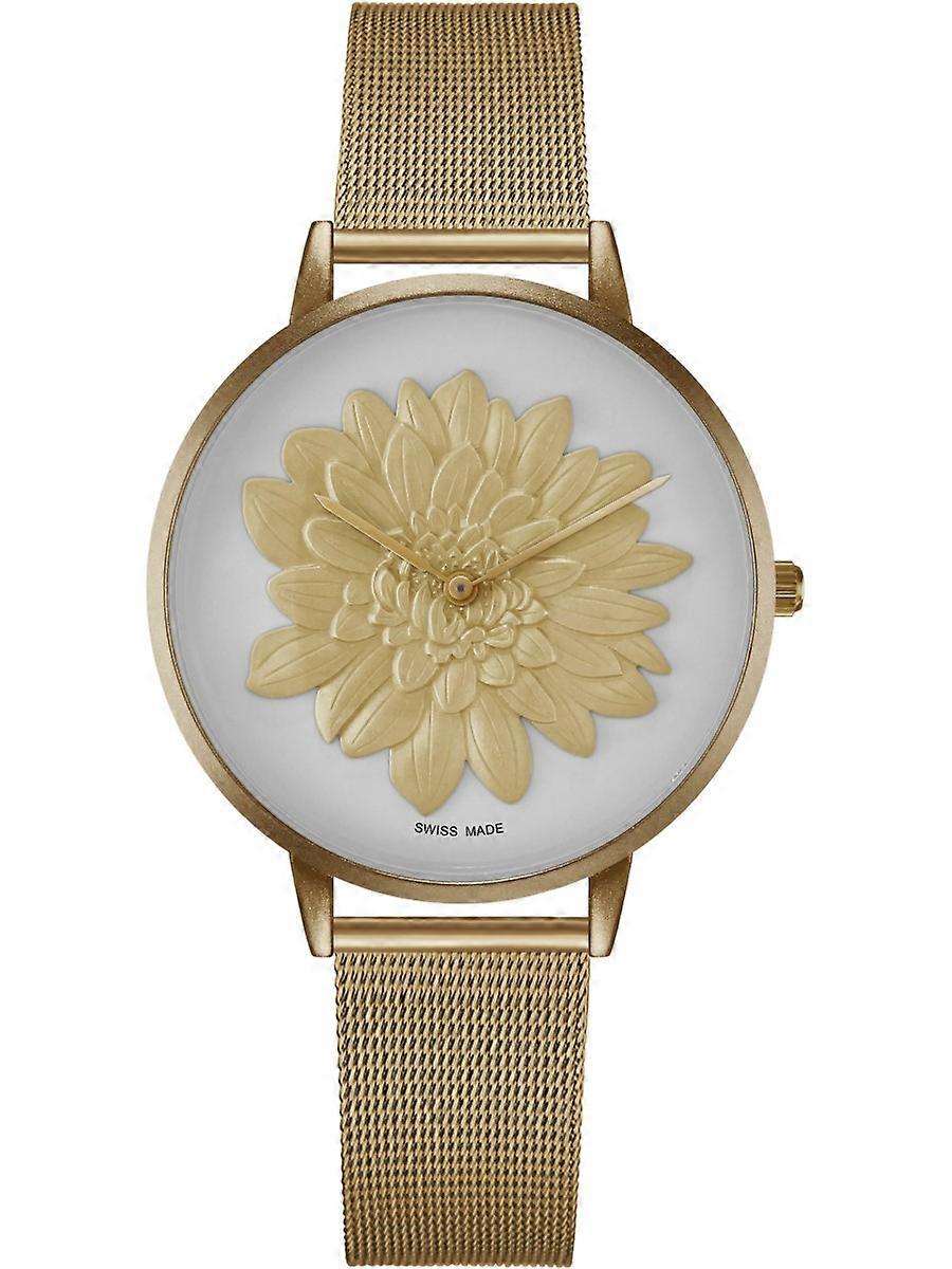 Bellevue Guld Metall D13 Damklocka