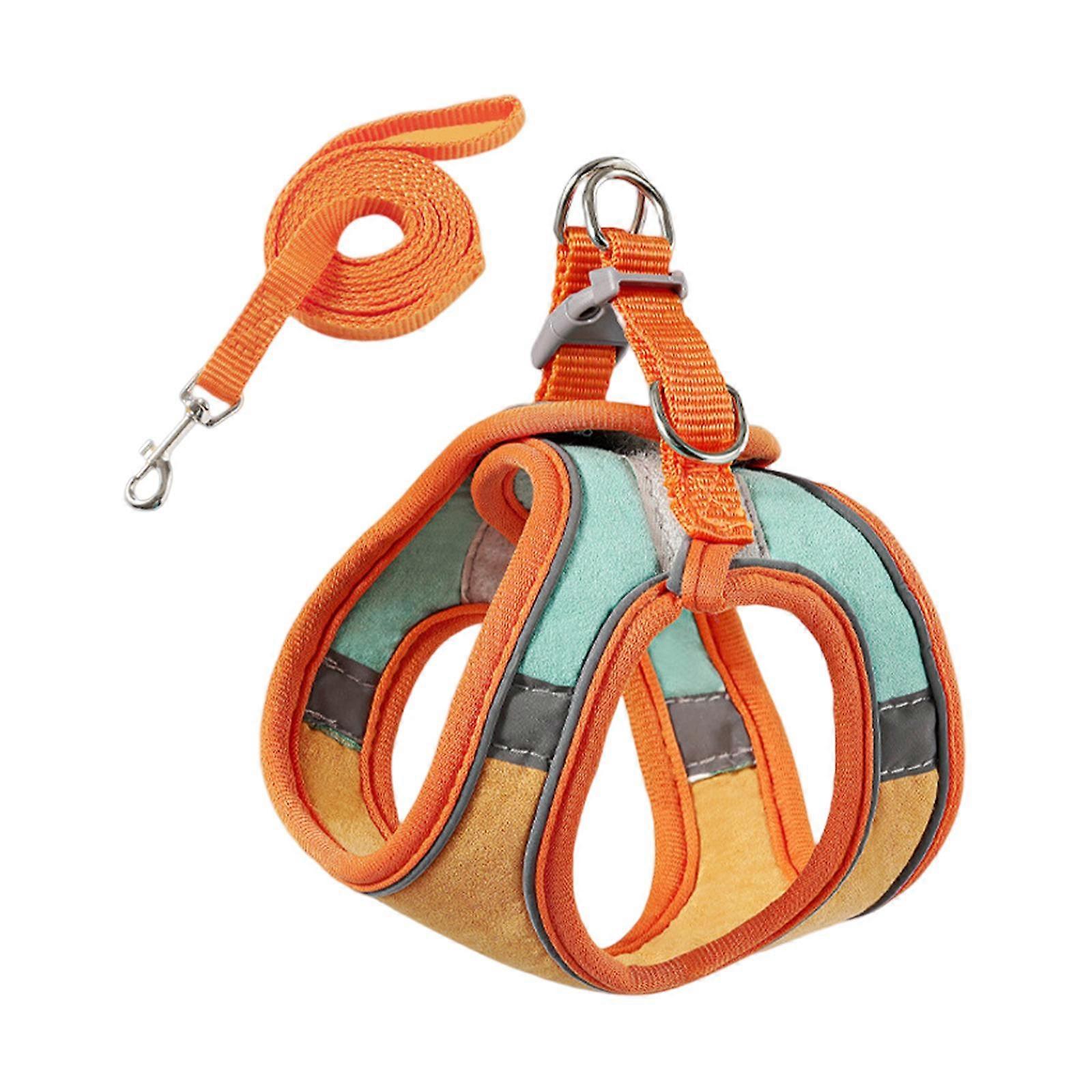 Cat Harness and Leash Set, Cats Escape Proof Adjustable Kitten Harness for Large